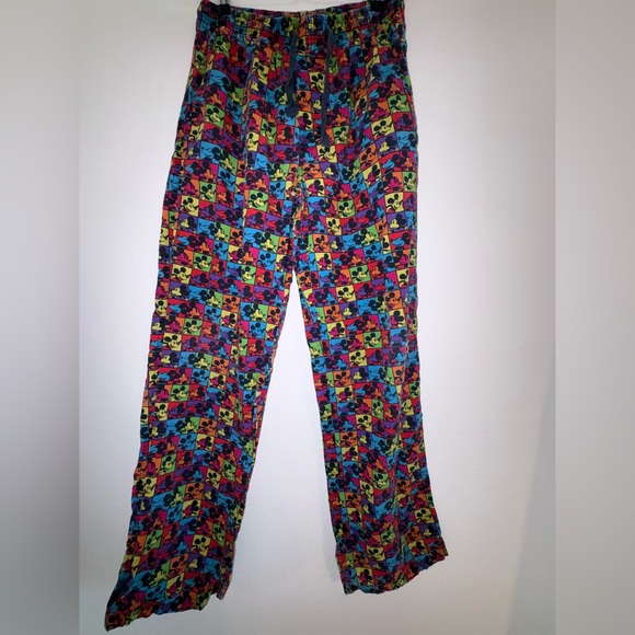 Disney Parks Mickey Mouse Photoreels Multicolor Drawstring Lounge Pajama Pants - Picture 3 of 12